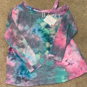 Tie-Dye Long Sleeve Boutique Sweatshirt